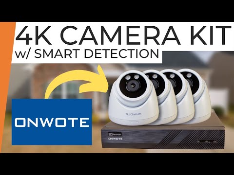 4K NVR with Human & Vehicle Detection // ONWOTE 4K Camera Kit