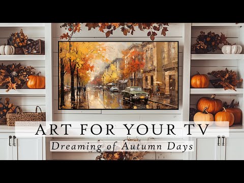 Dreaming of Autumn Days Art For Your TV | Autumn TV Art | Fall TV Art | Fall Decor | 4K | 4.5 Hrs