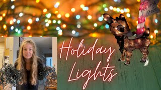 Putting Holiday lights up...out on the patio!//Vlogmas Day 4