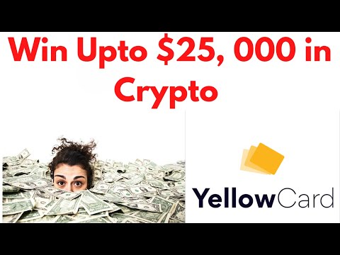 $25,000 Yellow Card Promotion: Win Upto $150 Weekly Crypto Promotion