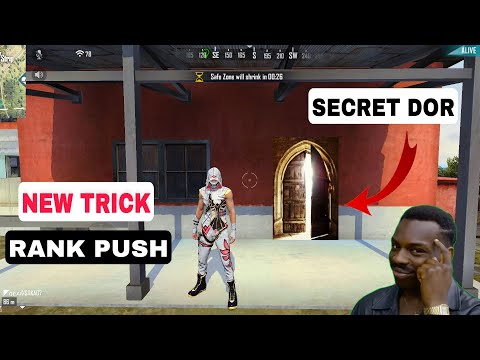 Secret Door In Free Fire || New Trick For Rank Pushing Garena free fire #Short #TotalGaming #Shorts