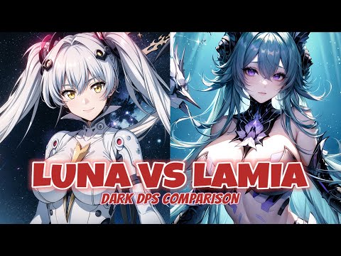 LUNA VS LAMIA - DARK DPS COMPARISON (F2P) || PUNISHING GRAY RAVEN