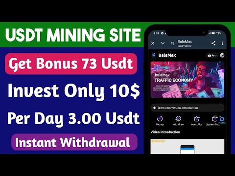 Balamax Mall | New Usdt Earning Site | Usdt Money Making Website | Free Usdt Mining | Usdt Earning