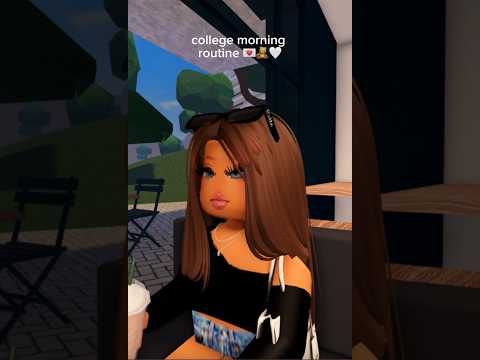 college morning routine 💌🧸 #roblox #berryave #berryavenue