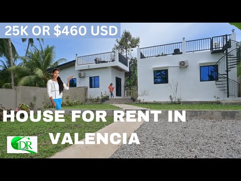 HOUSE FOR RENT IN VALENCIA, FURNISHED/$460 USD/25K PHP