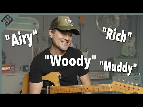 All The GUITAR TONE WORDS Explained. "Scooped, Woody, Airy, Mid hump" etc.