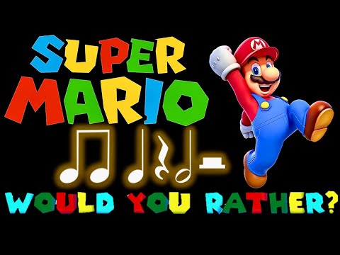 Super Mario Would You Rather Rhythm Game Level 2