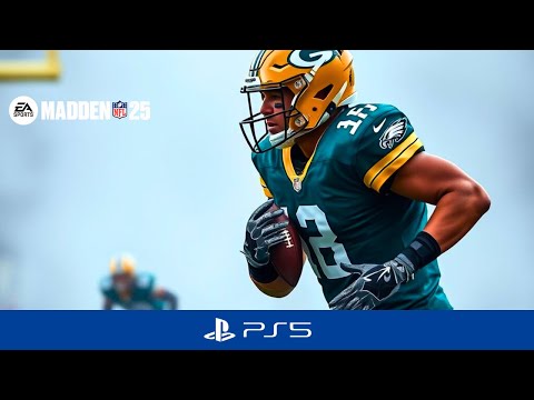 MADDEN 25 NFL PS5: Packers vs Eagles SIMULAÇÃO MundoGamerBrasil 🏈