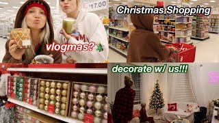 VLOGMAS 1 | Christmas shopping + decorating the apartment