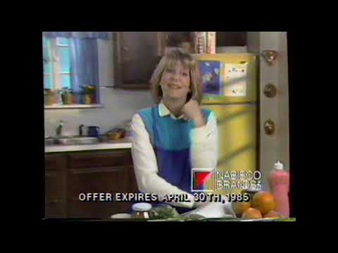 1984 Super Nabisco Offer "Get free groceries" TV Commercial