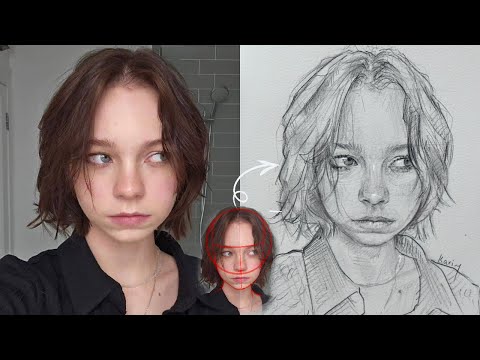 The Beauty of Precision: Drawing a Flawless Girl's Portrait