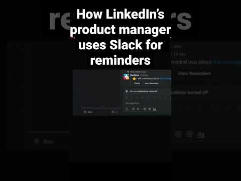 How a LinkedIn product manager uses Slack reminders for productivity