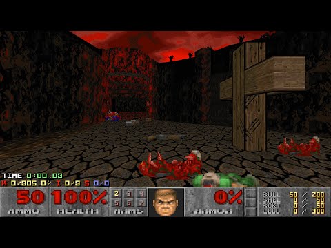 Doom II: Sunder - Map 02 (The Burrow) UV-Max in 5:13