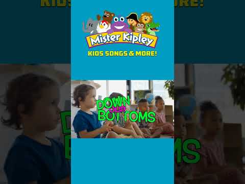 Circle Time Transition Song: Criss Cross Applesauce Song for preschoolers #shorts