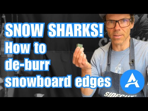 How To Remove Burrs/Rock Damage From Your Snowboard Edges