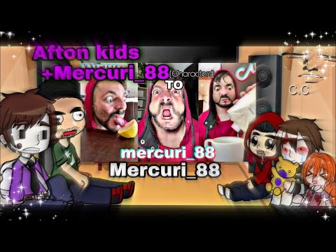 Aftons kids & Manuel Mercuri_88 Gacha characters React to Mercui_88 //Mokyutsei//Gacha Club