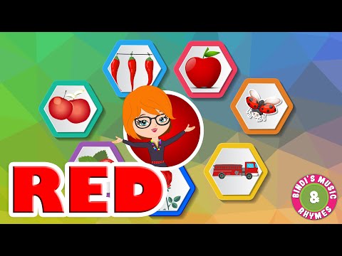 Red Colour Song for kids | Learn Colors | Rhymes for Children | Bindi's Music & Rhymes