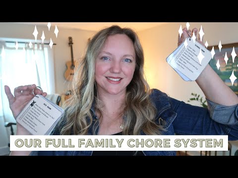 OUR FULL FAMILY CHORE SYSTEM || TODDLERS,TEENS, & ADULTS