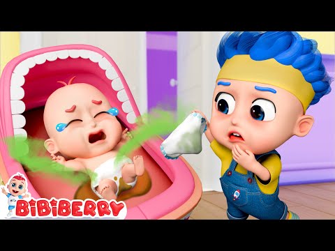 Diaper Song 👶 Jozzy Need To Change Diaper | Baby Care Song | Bibiberry Nursery Rhymes & Kids Songs