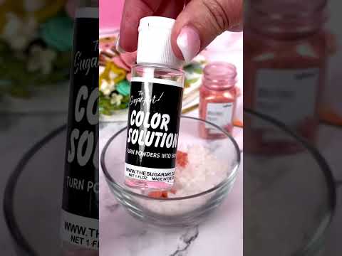 Rock Candy Hack! Edible Luster Dust in Rose Gold #shortsyoutube