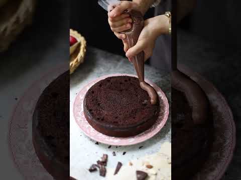 Dark Chocolate Cherry Cake