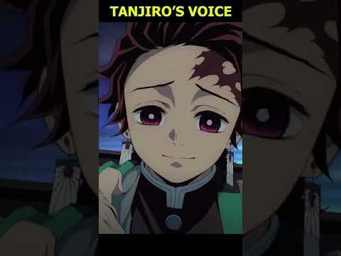 DEMON SLAYER TANJIROS VOICE #shorts #short