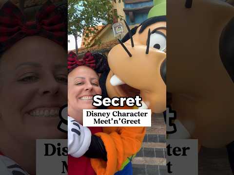 Don’t miss this secret Disney character Meet and Greet in Disneyland ✨ #shorts #disneytips