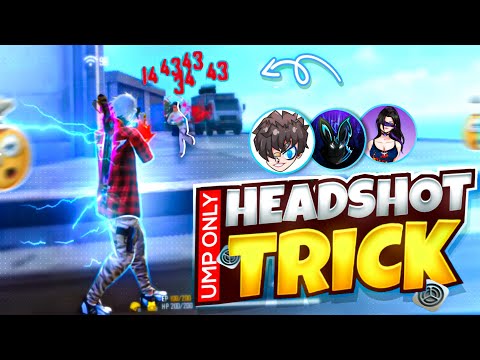 Ready, Aim, FIRE! Secret God Level Ump Headshot Tricks 🤯 [ Setting + Dpi + Hud ] 📲 💕