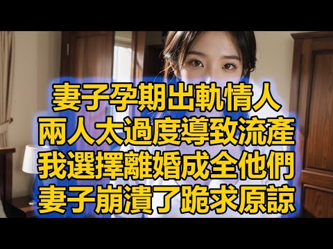 妻子孕期出軌情人，兩人太過度導致流產，我選擇離婚成全他們，妻子崩潰了跪求原諒