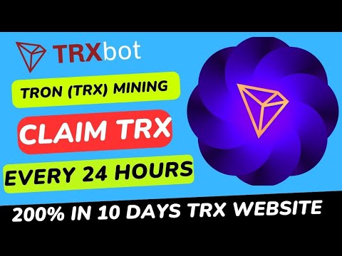 Fasted Free Crypto Earning Website | Free Fast Tron Mining Website 2024 | 200% In 10 Days