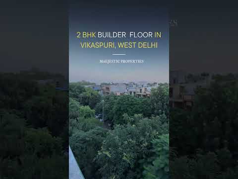 Top floor with terrace, Park Facing 2Bhk Builder Floor in Vikaspuri