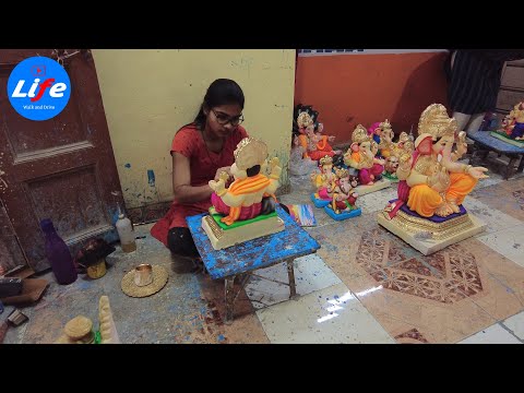 【4K HDR】Walk in Pen, Maharashtra - World-Famous Ganesha Idol Making City