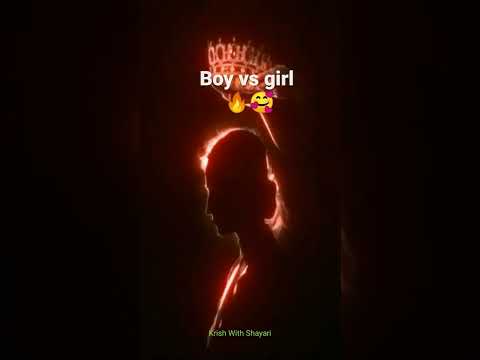 Boy_vs_girl 🔥attitude shayari in hindi | shayari in hindi | new viral attitude shayari😡 |  #shorts