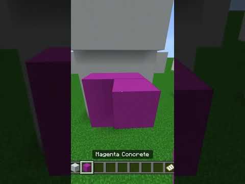 Minecraft building FNAF Funtime Foxy tail addon #fnaf #minecraft #gaming #fyp #foryou #shorts