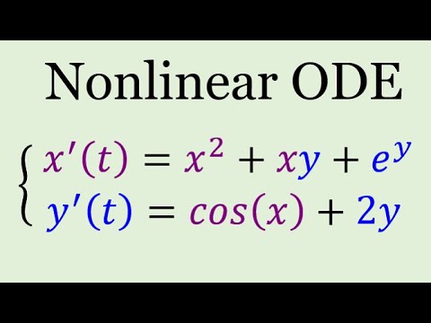 Nonlinear ODE