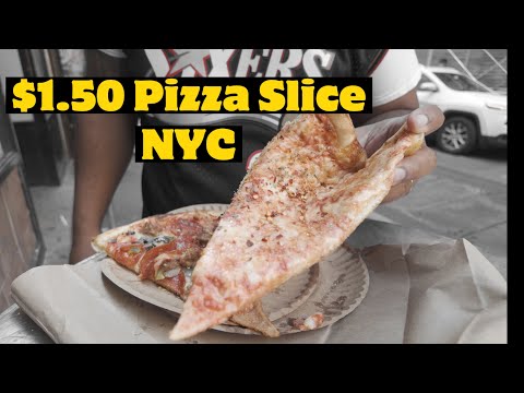 Legendary Cheap NYC Eats $1.50 Pizza Slice