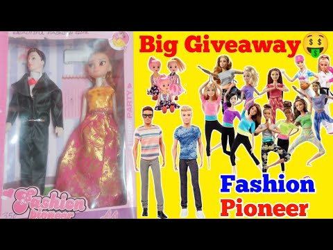 Fashion Pioneer Barbie Doll😍😍| Barbie Doll Giveaway🤑😍| New latest Barbie doll🤗For you | Magic review