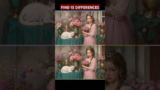 TEST YOUR IQ FIND 15 DIFFERENCES #iqtest #puzzle #puzzlelovers