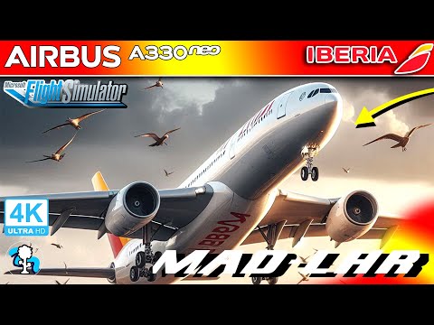 LIVE Iberia A330-900Neo Madrid - Heathrow FULL FLIGHT - Microsoft Flight Simulator 2020 in HDR