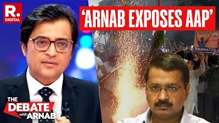 Arnab Asks 'How Many AAP Workers Were Arrested When They Bursted Firecrackers On Kejriwal’s Release