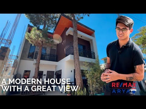 Property Tour #55 : A Modern Fully Furnished Overlooking House in Baguio For Sale