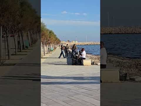 🇦🇱 Durres Seafront Albanian Music Loop funny :) #shorts #travel #albania #durres #music #traditional