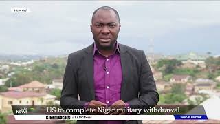 US to complete Niger military withdrawal