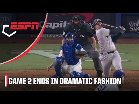 Dodgers win Game of World Series on bases-loaded fly out by Jose Trevino | ESPN MLB