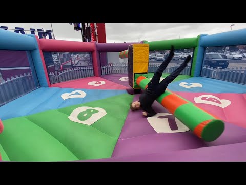 It’s a knockout total wipeout assault course