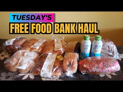 A Quick FOOD BANK HAUL: What I Got From The Food Bank Last Tuesday In Australia! November 2023