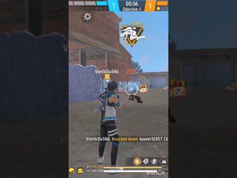 1 vs 3 OP clutch #freefire #ff #freefire headshot #groza king🤴#shorts #viral