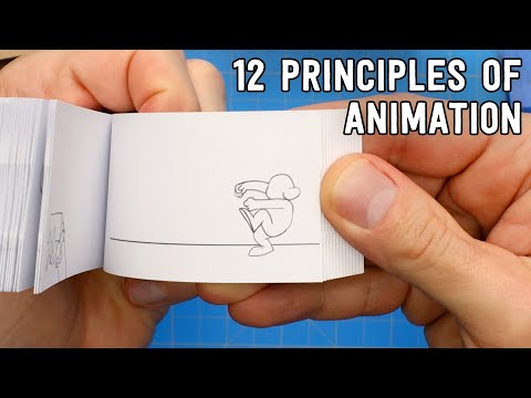 12 Principles of Animation Flipbook Set by Flipboku