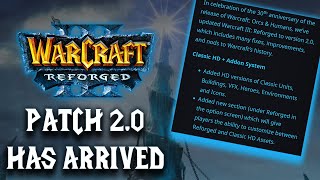 WARCRAFT 3 - PATCH 2.0 HAS ARRIVED - Warcraft RTS Developers Team announced