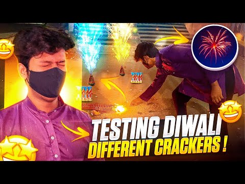 Dhanu Dino Testing New Different types of Diwali Crackers ! Diwali Celebrations With Family